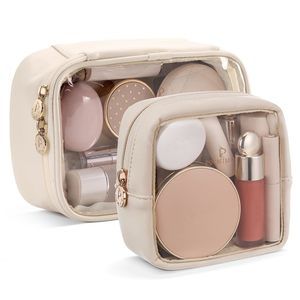 Mini Makeup Bag With Small Cosmetic Bag Travel Essentials Organizers,tsa🦛